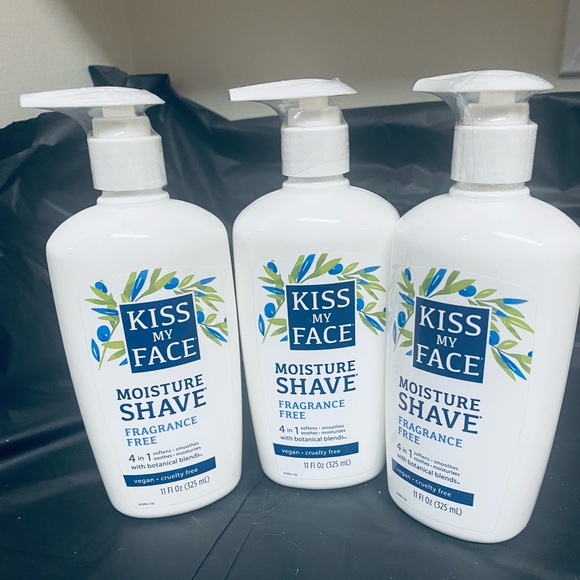 Kiss my Face vegan moisture shave / Three bottles sold  as a set - Picture 1 of 2